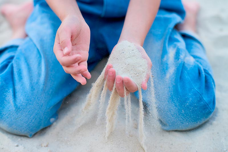 Sand Texture and moistness