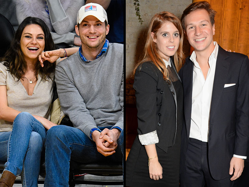 Ashton Kutcher and Mila Kunis - Princess Beatrice of Great Britain