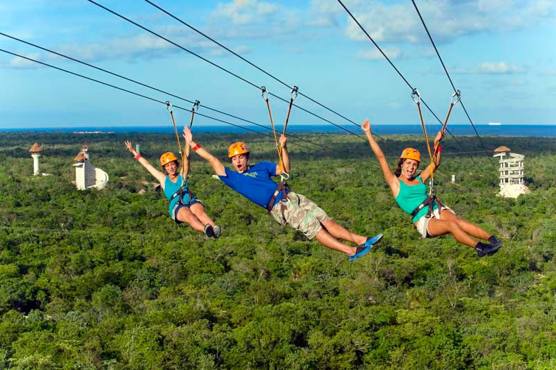 costa maya zipline excursions