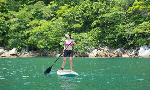 Paddle Boarding Sian Ka'an Village