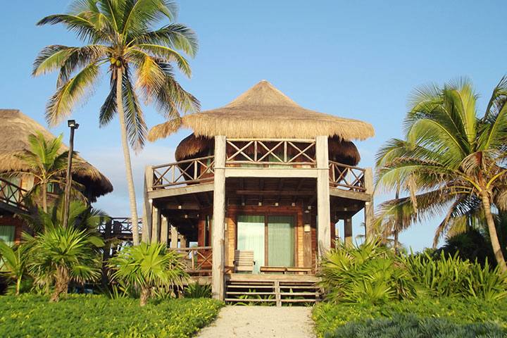 Ocean Front Cabins Building Sian Ka'an Village